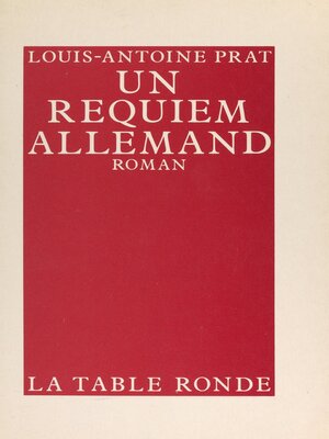 cover image of Un requiem allemand